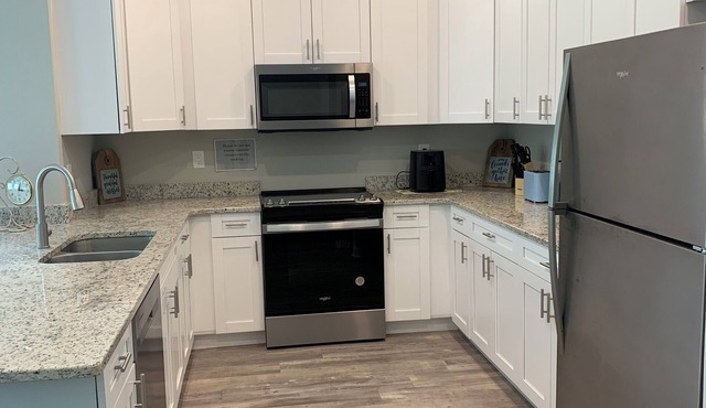 The Grande Northside features 3 full bathrooms