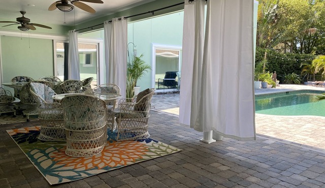 The Green Room with Salt water pool