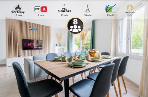 The Green Wood - Disney 15min - Paris 30min - Terrasse