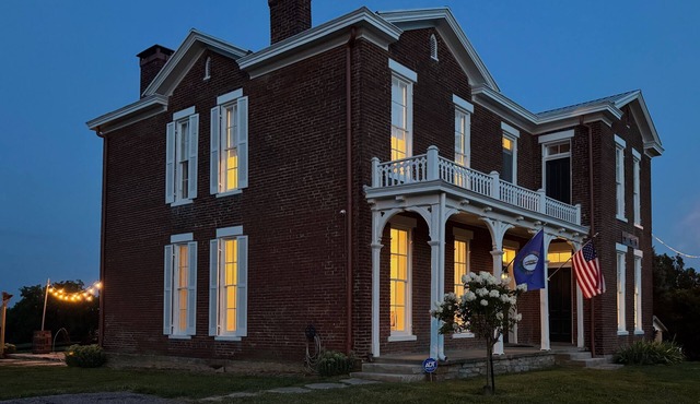 The Gridley House, a Recently Restored Historic Home on Pastoral Farm