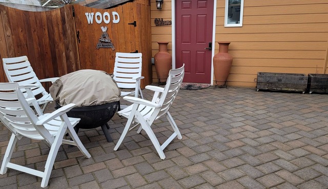 The Guesthouse Fire pit.