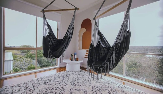 The Hangout KING BEDS Hammock Chairs with a View