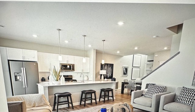 The Happy Hideaway suitable for mid-term rental, remote workers, & extended stay