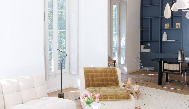 The Haussmann-style Jardins de la Fontaine