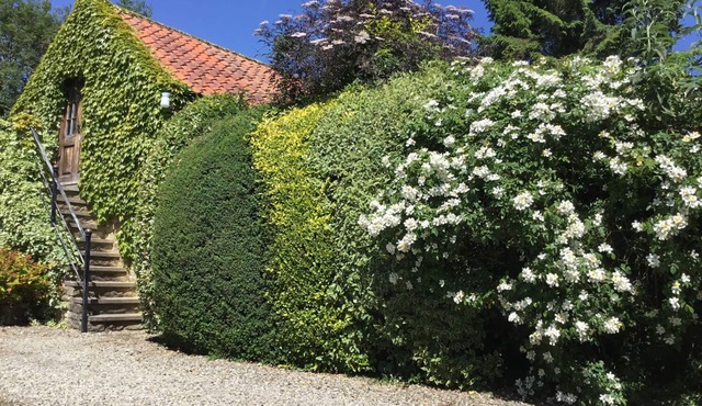 THE HAYLOFT, luxury holiday cottage, with open fire in Lastingham