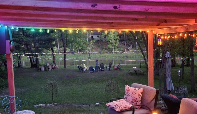 The Hersey Hideout, riverfront on the Muskegon