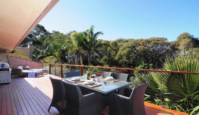 The Hideaway - beach home with large deck