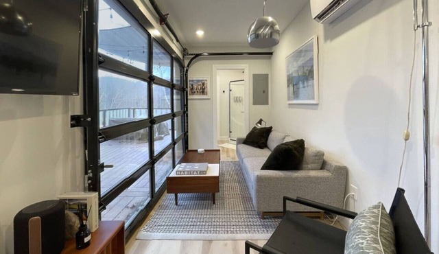 The Hideaway on Tacketts Shipping Container