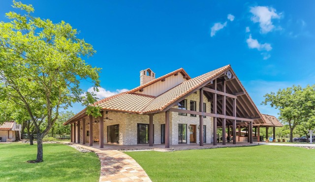 The Hill Country River Retreat in Hunt, Sleep 32