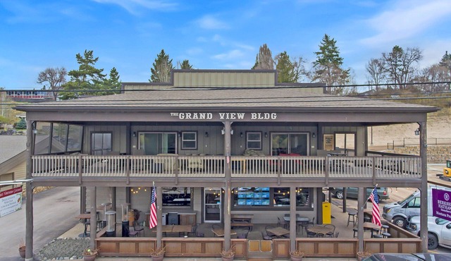 The Historical Grand View Building on Bigfork Bay