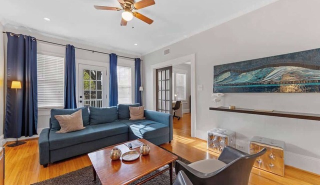 The Home Collection: Pet-Friendly King Suite w/Balcony near South End & Atrium