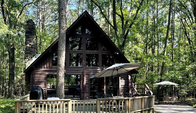 “The Honeymooner” A quaint lil cabin in the woods at Tannenbaum!