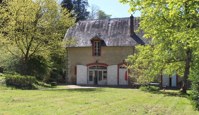 the house from the garden