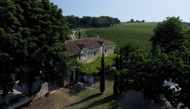 The House on the Vineyard in Lectoure, Gers department, Gascony