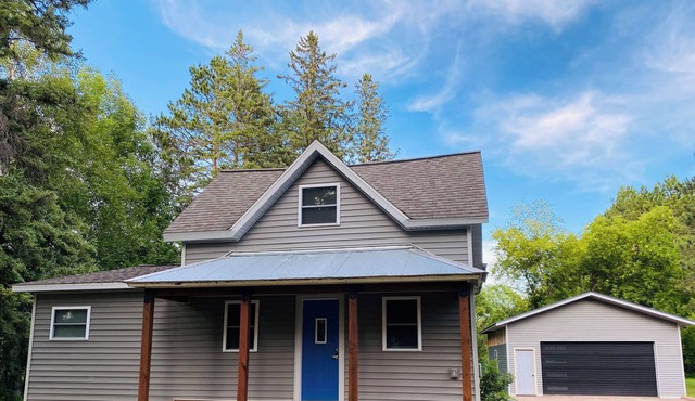 The house with the blue door