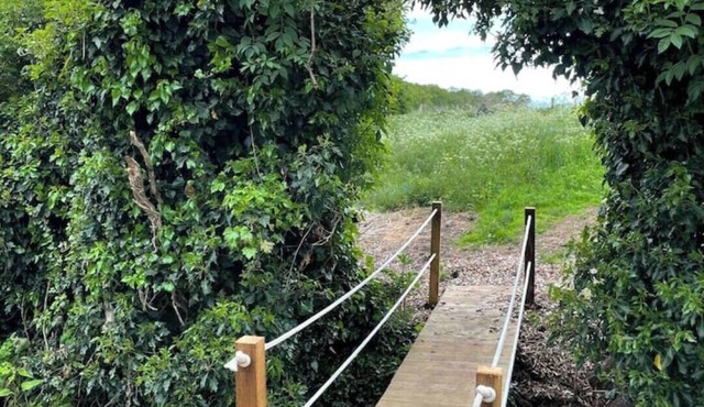 The Hut - Luxury hideaway with views across the farm