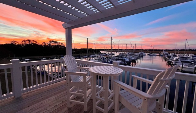 The Inn at South Harbor - Waterfront Condo : Sunrise and Sunset Views : Marina