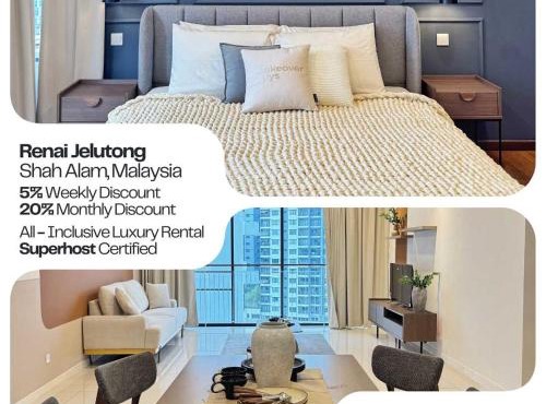 The Jelutong Trio, Spacious 3-Bedroom Luxury Stay