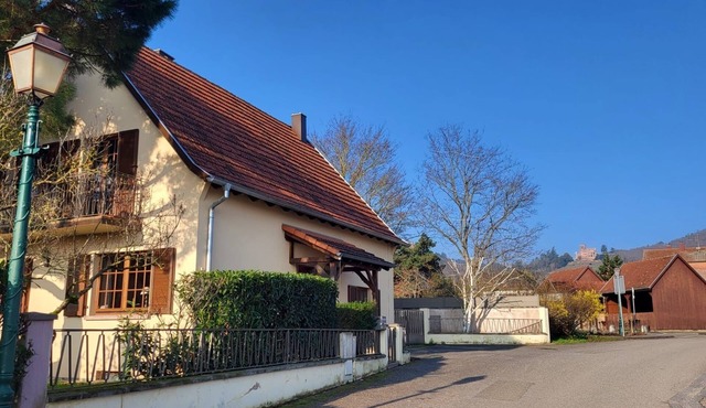 The Kintzheim Refuge. Vineyards, châteaux and cycle routes. Pets free.