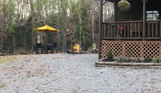 The Knotted Nook~ A Tiny Cabin Private, Dog Friendly, Smart TV, WiFi, Fire Pit