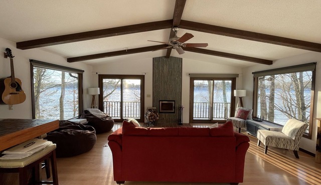The Lakehaus—Exceptional lakefront property—just 70mi from the Twin Cities