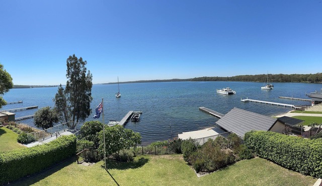 The Lakeside Escape with jetty.