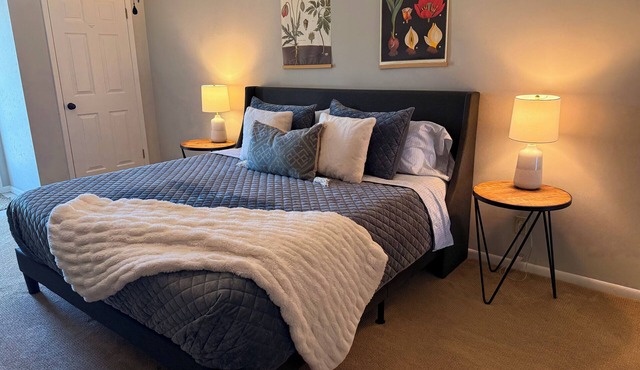 The Lakeside Suite at Moon Lake Farm - 2nd story deck overlooking the lake