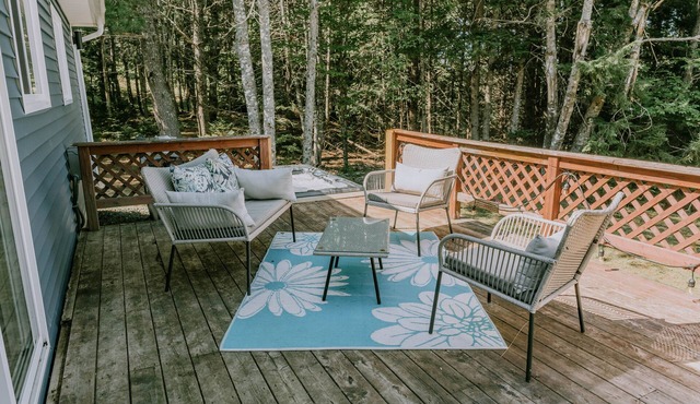 The Lazy Loon Lake House on Wentzells Lake in the South Shore with large hot tub