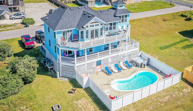 The Life of Riley - NH MP 10.5, Ocean View, 265 Yds to Beach, Pool, Hot Tub, Pool Table, Flex Stays