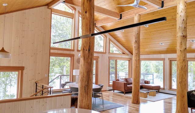 The Light Lake House located in the North Woods