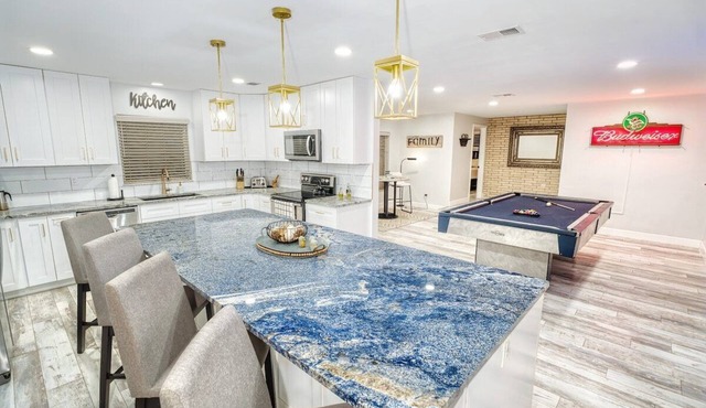 The Lily Pad- Pool Table Home