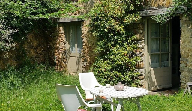 The little house under the trees