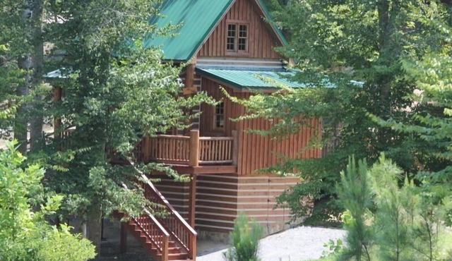 The little cabin on the mountainside