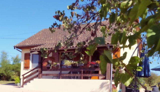 The little house in the Périgord countryside.
