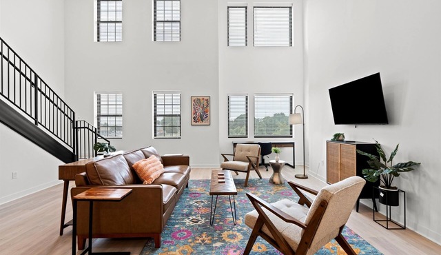 The Lockwood Loft | Modern 2BR Townhome w/Garage + Balcony