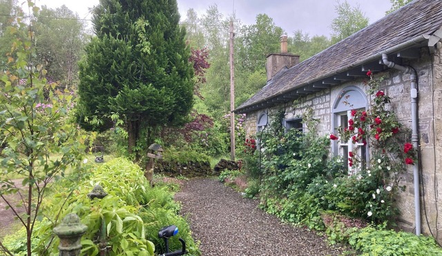 The Lodge at Duchray Castle. Perfect for family with 3 small children.