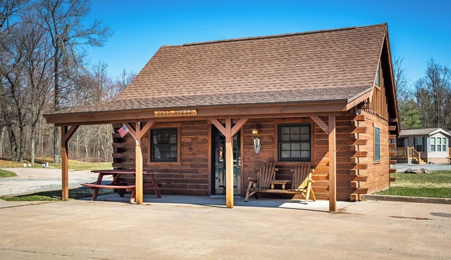 The Loft Cabin at the Riviera Resort in Neillsville, Wisconsin!
