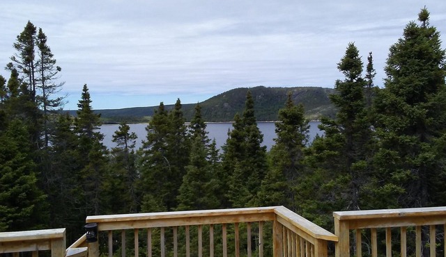 The Lofty Perch. A two bedroom loft with magnificent views of the ocean.