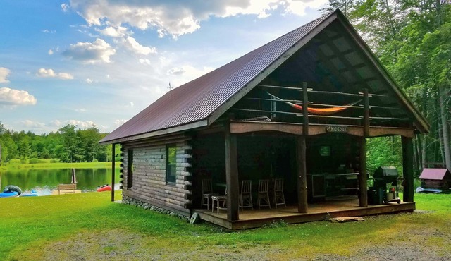 The Log Cabin On Paradise Pond, spring wonders, summer fun and fall foliage