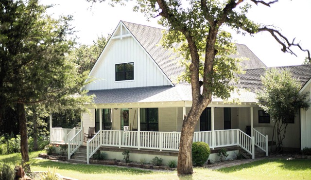The Lucky Penny Farmhouse on the LBJ Grasslands