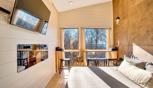 The Lumber Jack Pine Treehouse at Treetop Escapes!