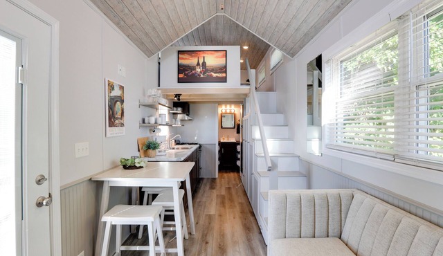 ‘The Merlot Bungalow’ Defiance Tiny Home on Trail