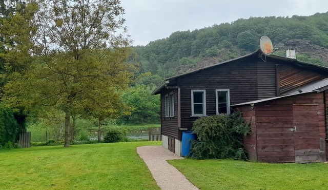 The Meuse is at the end of the garden