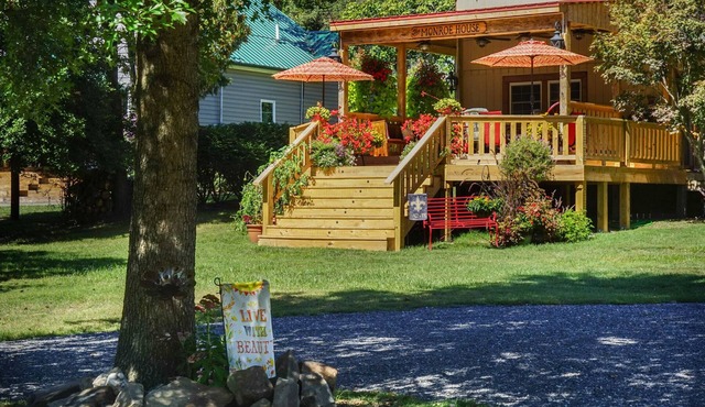The Monroe House along the Greenbrier River