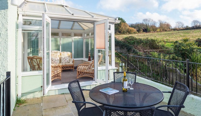 The Moorings, just across from Fowey