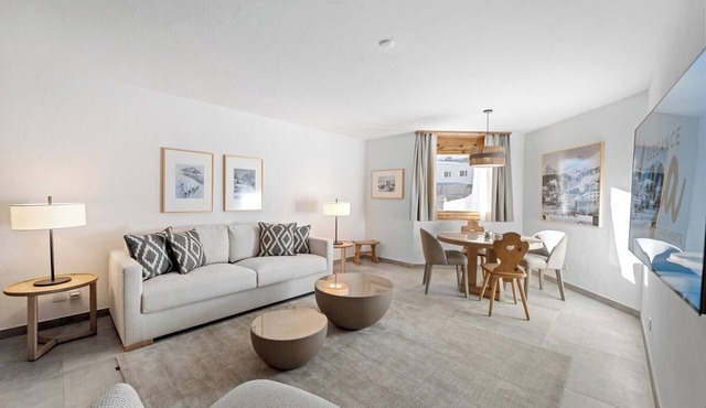The newly renovated holiday flat "Abitaziun Caspar Badrutt 302" in St.