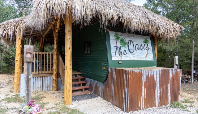 The Oasis - a shabby-chic, glamping escape to the wild side at Oak Meadow Ranch