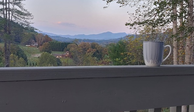 The Octagon House: long-range views, fireplace, easy access, close to town