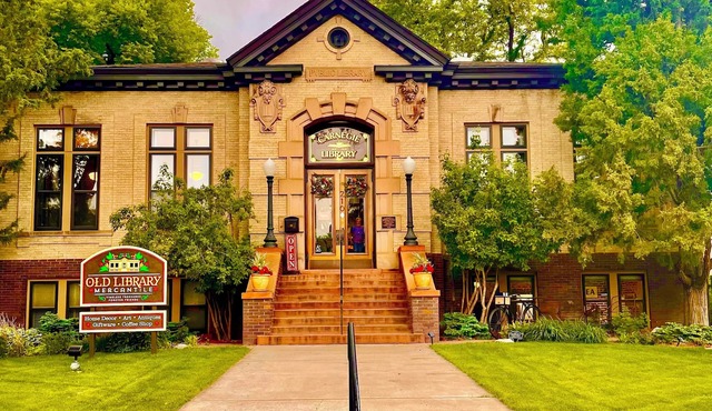 The Old Library – A 116-Year-Old National Historic Treasurer. 2 Floors w/Patio.