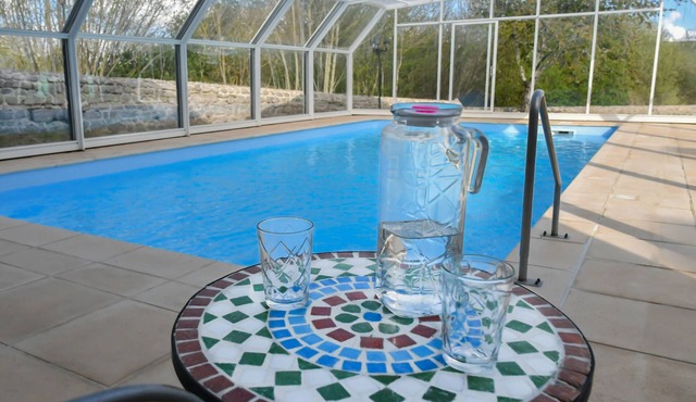 The orangery in the grounds of Château de Chazelpaud